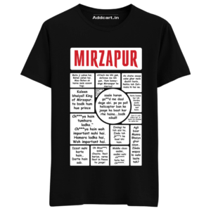 Mirzapur All Popular Dialogues T-Shirt